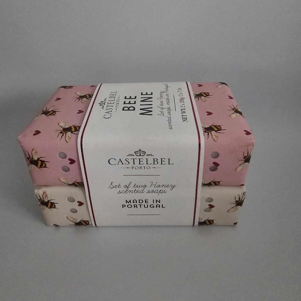 2pc set CASTELBEL Porto Valentine’s Day MINE HONEY Soap Bars